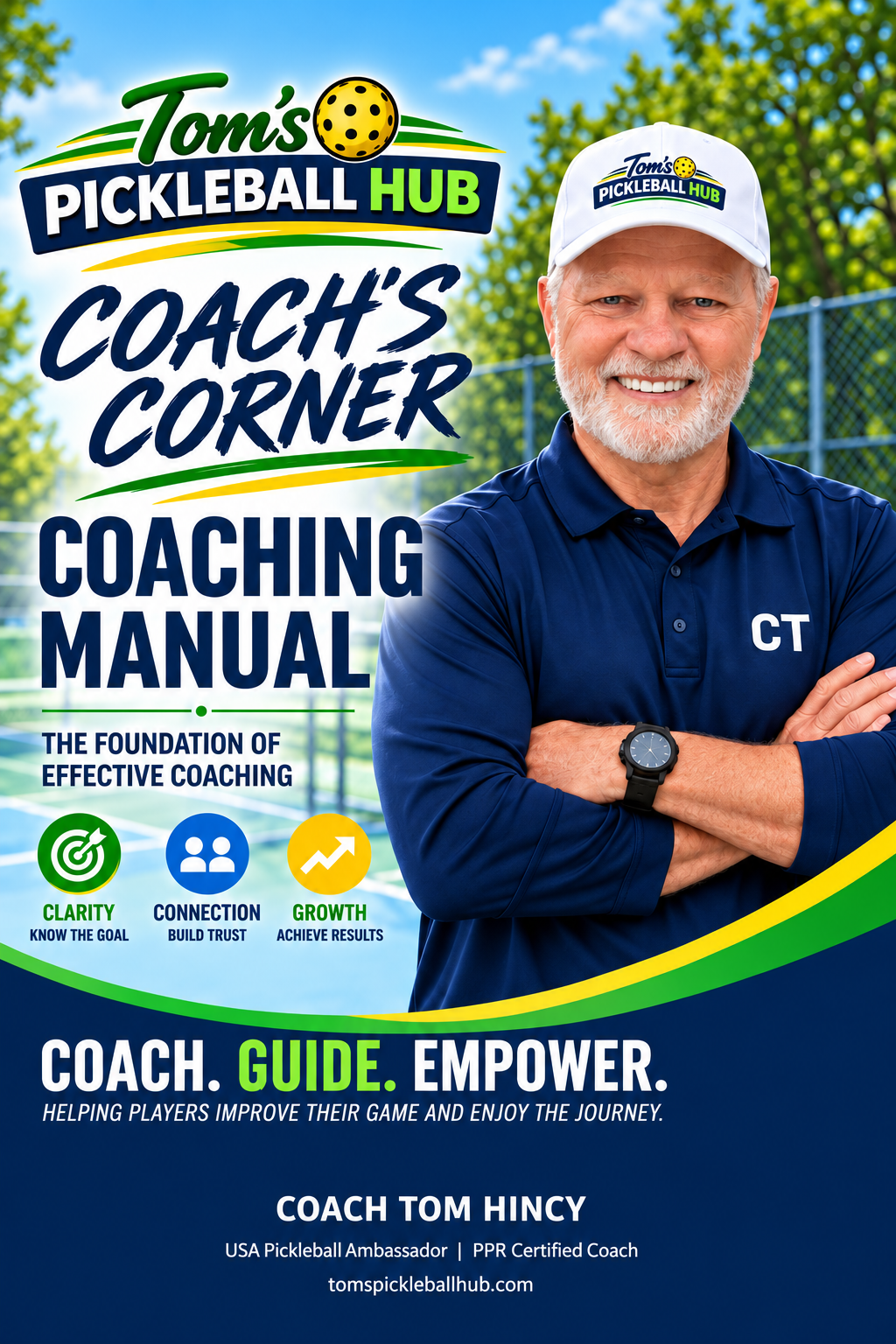 Coach’s Corner coaching manual cover by Coach Tom Hincy